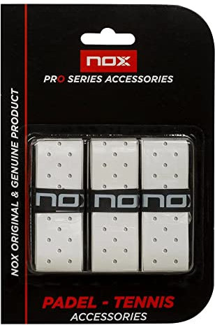 NOX Blister 3 Overgrips perforiert weiß Overgrip