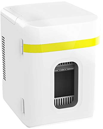 10l Car Fridge Freezer Portable Mini Fridge Heating And Cooling Upright Freezers Car Dual-use Dormitory Dual-use Refrigerator,Yellow