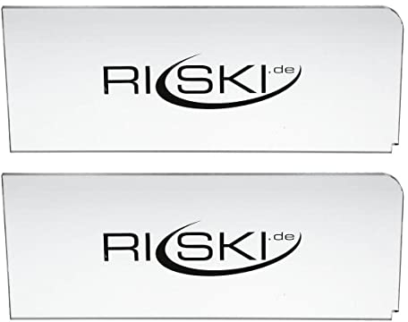RiSki Ski Abziehklinge - Plexiklinge 4 mm Set (2 Stück)