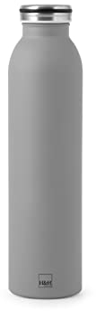 H&H Bottiglia Termica Inox 18/10, Grigio, 0,75lt