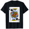 King of Spades Spielkarte T-Shirt Poker Spieler Kostüm T-Shirt