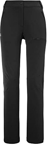 Millet - All Outdoor II Pant W - Pantalon Polaire Femme - Coupe-Vent et Déperlant - Randonnée, Trekking, Approche - Noir