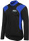 Mens Cycling Jersey Long Sleeves Thermal Outdoor Bike Riding Bicycle Top Winter Cycling Fleece Jersey (Black-Blue, Large)