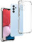 REY Coque Anti-Shock pour Samsung Galaxy A13 5G - Samsung Galaxy A04S 4G, TPU Transparent en Silicone Antichoc