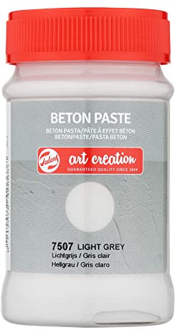 Talens Art Creation Beton Paste - 100 ml Light Grey 7507 - Indoor Concrete Look Paste for Various Surfaces