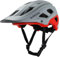 DKONI MTB Mountain Bike Helmet for Youth and Adults, Unisex, Lightweight, Adjustable Fit 54-61cm, Removable Visor and Liners, 17 Large Air Vents (Gray Red)