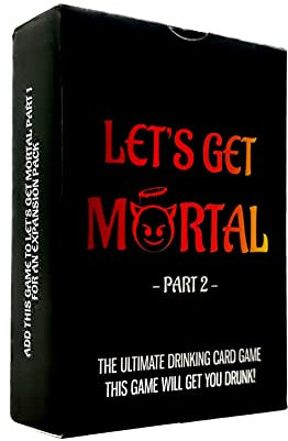 Let's Get Mortal Trinkspiel – Das ultimative Trinkkartenspiel mit einem modernen Twist On Ring of Fire. Freshers, Uni-Studenten, Pre-Drinks, Junggesellenabschiede, Partys & mehr! (Teil 2)