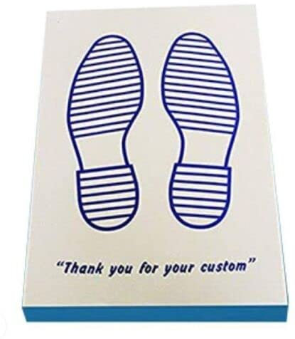 JOVS Disposable Paper Floor Mats Car Valeting 200 Pack - Printed Mat Protectors for Car Detailing, Workshop Valeting, and Car Wash - Automotive Floor Protection and Interior Care.