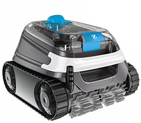 Robot Piscine électrique CNX 2560 Zodiac pour Piscine 10x5 m.Nettoie Fond/parois/Ligne d’Eau. Aspiration cyclonique + agilité Tout Terrain. Câble de 15 m + Double Filtration