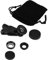 Intempo 3-in-1 Camera Lens Set – Universal Lens Attachments, Includes Macro, Wide Angle & Fisheye Lenses, Clip onto Most Smartphones & Tablets