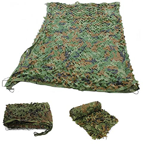 Tissu Oxford 210D 3x4m Camouflage Woodland - Idéal pour Jardin, Fête, Bar, Décoration de Chasse (3m * 4 m)