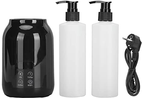 Chauffe-huile Essentielle, Chauffe-huile de Massage, Réglage de la Température de L'affichage LED, Chauffe-bouteille D'huile de Massage Unique, 110-240 V (Prise UE)