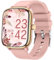 KALINCO Montre Connectée Enfant Fille Femme, 100+ Modes Sportifs, 1000+ Cadrans, Rappel Message, Podometre Moniteur de Sommeil Fréquence Cardiaque Tension artérielle SpO2, Cadeaux Noël
