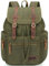 BLUBOON Vintage Rucksack Leder Trim Casual Bookbag Männer Frauen Laptop Reise Rucksack, olivgrün, Large, Schöner Vintage-Look und Haptik