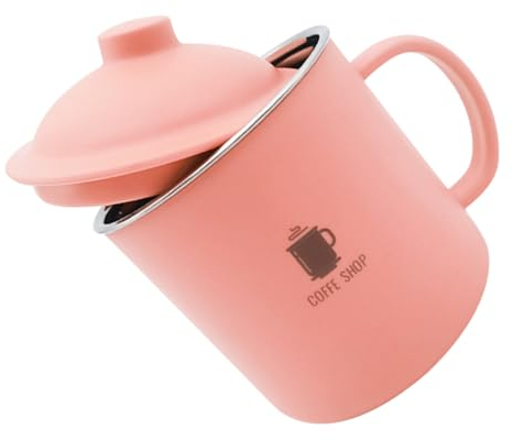 Zerodeko Taza Aislada de Acero Inoxidable Versátil para El Hogar Y La Oficina