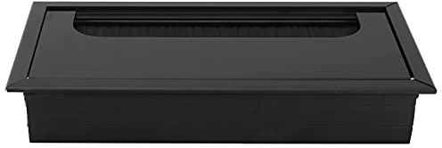 Ausla Kabeldurchführungen Kabeldurchlass Rechteckig, Kabeldurchführung mit Öffnungsdeckel, Kabeldurchführung Schreibtisch für Computer Schreibtisch, 160x80x27mm