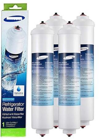 DA29-10105J Fridge Freezer Water Filter, Compatible For Samsung,DA29-10105J DA99-02131B HAFEX/EXP American Style DA2010CB(4PCS)