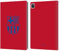 Head Case Designs Offizielle FC Barcelona Rot Wappen Muster Leder Brieftaschen Handyhülle Hülle Huelle kompatibel mit Apple iPad Pro 13 M4 2024