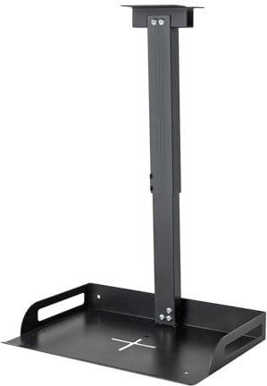 Alnemy Support de plafond pour projecteur, hauteur réglable 34 à 56 cm, support universel pour projecteur, routeur, noir