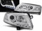 Led Light Tube Scheinwerfer Set in chrom für Audi A6 C6 4F 2004-2008-