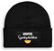 Prozente Momente Anonyme Spritzoholiker - Beanie | Strickmütze | Wollmütze | Beanie mit Druck | lustige Sprüche | Apres-Ski | Winter | Schwarz