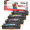 Halloya 067H 067 Toner Kompatible für Canon 067H für i-SENSYS MF655CDW MF657CDW LBP633CDW LBP631CW MF651CW Drucker ( 4 Pack )