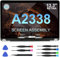 JQYDZH Pantalla de Repuesto de 13,3 Pulgadas para MacBook Pro 13 Pulgadas A2338 Retina M1 2020 año (Modelo: EMC 3578 EMC 8162 MYD83 MYD92 MYDA2 MYDC2 MNEQ3 MNEP3 MNEJ3) Montaje de LCD (Plata)