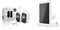 Arlo Essential 2 HD XL Batterie Überwachungskamera Aussen WLAN + Solar Panel, Kabellos, 1080p Video, Farbnachtsicht, Licht, Bewegungsmelder, Sirene, 2-Wege Audio, Secure Testzeitraum, 2 Kameras
