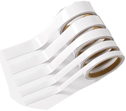 kantenumleimer selbstklebend, 20mm × 12m umleimer, Kantenband, Möbelkantenband, Sicherer Halt ohne Bügeln für Regale und Möbelplatten (Reines Weiß)