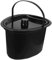 harayaa Pot de Chambre Portable avec Poignée Ergonomique, Pot d'Urinoir PP avec Seau de Couvercle, Toilette pour Personnes Âgées/Enfants, Femmes Enceintes et Adultes