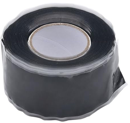 Genérico Silicone Tape, Waterproof Tape, Silicone Rubber Leak Sealing Easy Application Heat Resistant Cold Tolerant Flexible Bond, Insulation Tapes for Industrial Pipe