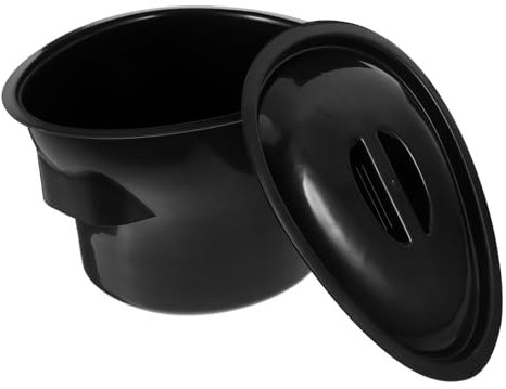 KOCKSHION Portable Urinal for Women Bidet Toilet Chamber Bucket with Lid Spittoon Urine Pot for Elderly Care Easy Maintenance Odor Control Gender-Neutral Use for Bedside Commode