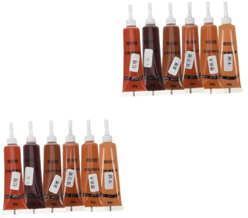 POPETPOP 2 ensembles Pâte De Réparation De Meubles Mastic De Cuisine Patch Gris De Mastic Pour Armoires Mastic De Réparation De Meubles Mastic À Bois Pour Table À 6 pièces * 2