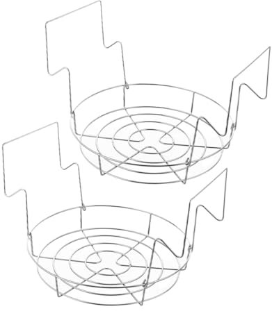 TOPPERFUN 2 Pièces Support de Mise Conserve Acier Inoxydable Lot de Rack Réutilisable pour Canning Stockage de Bocaux Accessoire pour Cuisine