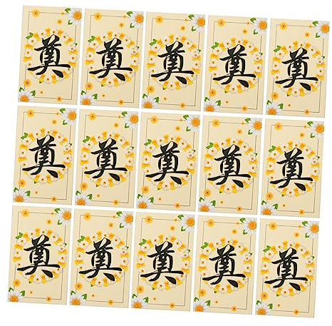 WRITWAA 45pezzi Biglietti Funebri Bouquet Fiori Biglietti Preghiera Per Funerali e Commemorazioni Resistenti e Durevoli Per Attività Cimiteriali