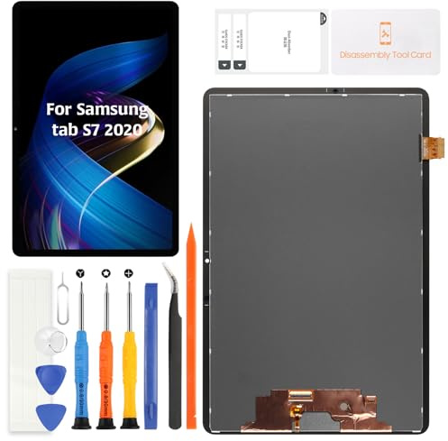 A-MIND OEM pour Samsung Galaxy Tab S7 11 2020 Écran de remplacement SM-T870 SM-T875 LCD et écran tactile Digitizer Assemblée avec kit d'outils de réparation