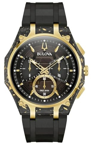 Bulova Herren Chronograph Quarz Armbanduhr Curve