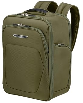 Samsonite Spark SNG Eco - Kabinenrucksack 40x30x20 cm - Handgepäck für Ryanair, Wizz Air & Vueling, Underseat Tasche mit Laptopfach 15.6, 26 L, 0.80 KG, Grün (Olive)