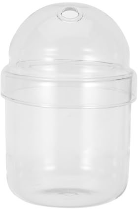 CIYODO Modernes Glas Terrarium mit Belüftung für Moos und Orchideen 14,5x8,8x8,8cm Vielseitiger Pflanzenglasbehälter für Indoor Garten und Stilvolle Gartendekoration