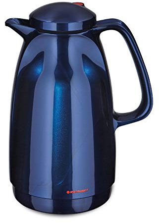ROTPUNKT Isolierkanne 227 midnight blue, Glaseinsatz, BPA frei