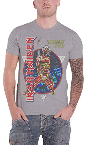 Iron Maiden 'Somewhere in Time' (Grey) T-Shirt (Extra Large)