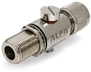 Alfa Network Alfa Überspannungsschutz/Blitzschutz N-Female / N-Male ALR06