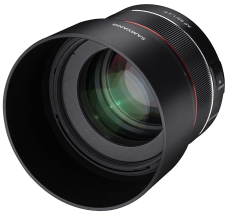 Obiettivo SAMYANG 85mm F1.4 AF compatibile con Nikon F 22796 nero