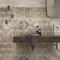 RE-COVERTILES - Adesivi per Piastrelle Bagno e Cucina 24 Pz 10x10 cm - PS00172 Decorazione murale in PVC impermeabile mattonelle mosaico stile cementine Azulejos
