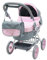 KOOKAMUNGA Kids Puppenwagen Bassinet Deluxe | Mit Wickeltasche | Einziehbares Verdeck | Höhenverstellbarer Softgrip-Griff | Aufbewahrungskorb | Wagen geeignet für 16 18 und 20 Puppen