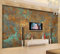 NEWWALLMURAL Tapete 3D Wandbild Luxus Vintage Rost Fototapete 3D Effekt Vliestapete Wohnzimmer Wanddeko