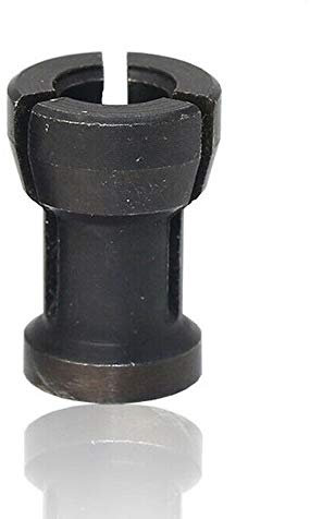 Router Bit Collet Milling Cutter Adapter HSS Split Bushing Collet Chuck Adapter Router Collet Reduction Sleeve for Woodworking (6mm, Pack of 3)