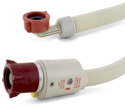 DL-pro Zulaufschlauch 2,5m universal Aquastopschlauch Wasserschlauch Aquastop Schlauch Wasserzulaufschlauch für Waschmaschine Waschtrockner Geschirrspüler Spülmaschine