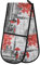 HMZXZ RXYY Double Oven Glove London Big Ben Lovers Tree Heat Resistant Quilted Cotton Kitchen Oven Mitts Long Oven Gloves for Cooking Baking Grilling Handling Hot Pots Pans