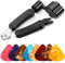 EBOOT 3-in-1 Gitarren Saiten Wickler Cutter und Saiten Stift Abzieher Multifunktionales Gitarren Reparatur Werkzeug mit 8 Stücke Gitarren Picks, Einschließlich 0,46 mm, 0,71 mm, 0,96 mm, 1,2 mm